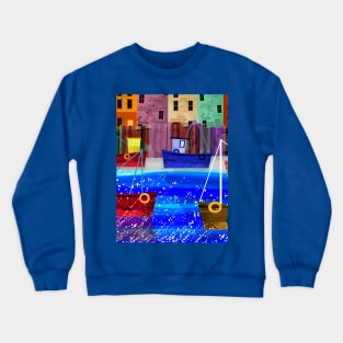 Coastal Town Crewneck Sweatshirt